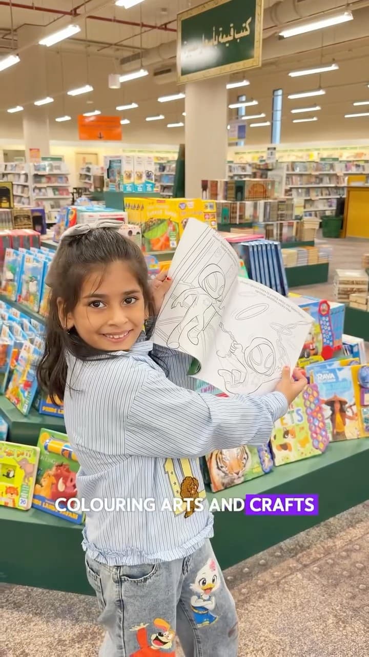 Jarir Bookstore back-to-school creator video